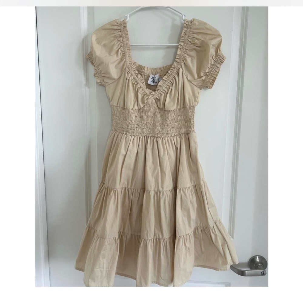 Princess Polly Beige Midi Dress